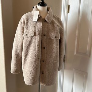 Joie brand Sherpa jacket size L